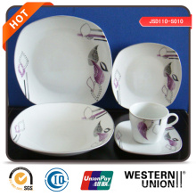 Melhor Qualidade 20PCS Square Shape Porcelain Dinner Set